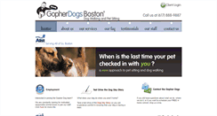 Desktop Screenshot of gopherdogsboston.com